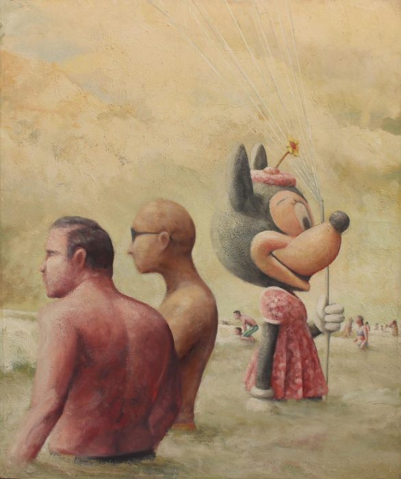 Allá ella - 140-180 - Mixta sobre tela - 2005