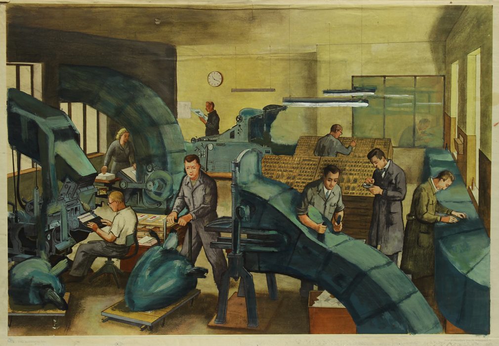 Impreso - 100x70 - Acrílico sobre lámina de papel entelado