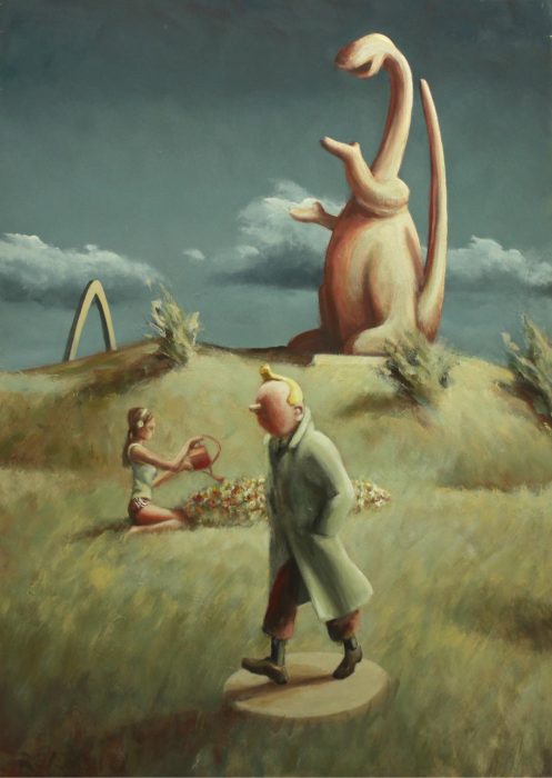 Julia - 130x183 - Acrílico sobre tela y tablero