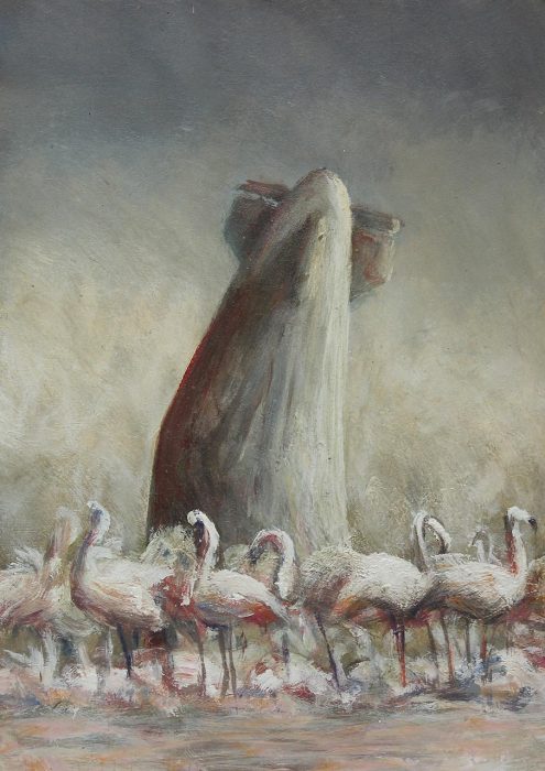 Picada - 30x42 - Acrílico sobre tabla - 2014
