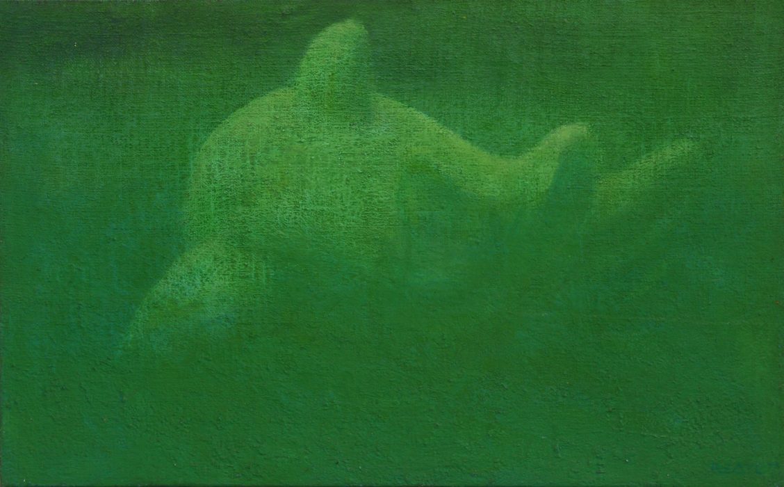 Profundo – 122x70 - Acrílico sobre arpillera - 2007