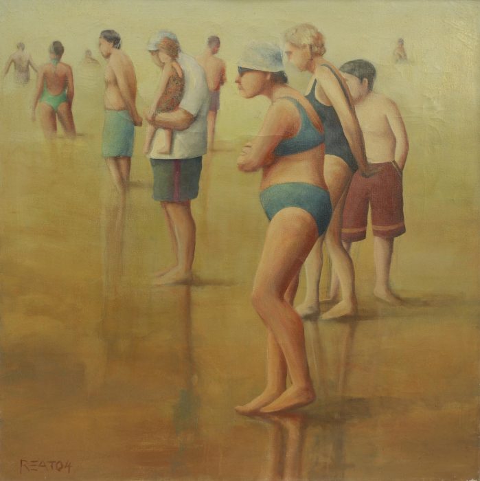 Se nubla - Díptico A - 100x100 - Óleo sobre tela - 2003