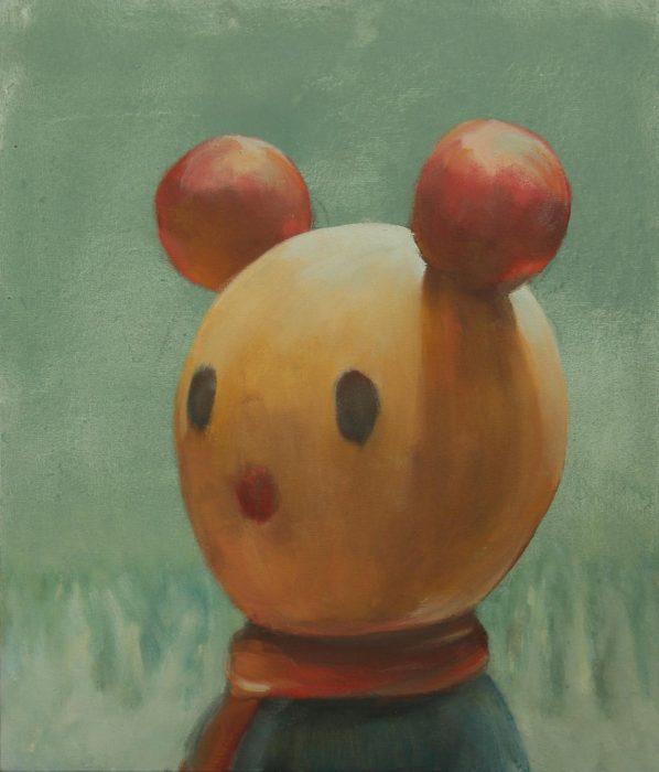 Sonajero 2 - 56x66 - Óleo sobre tela y tablero - 2023