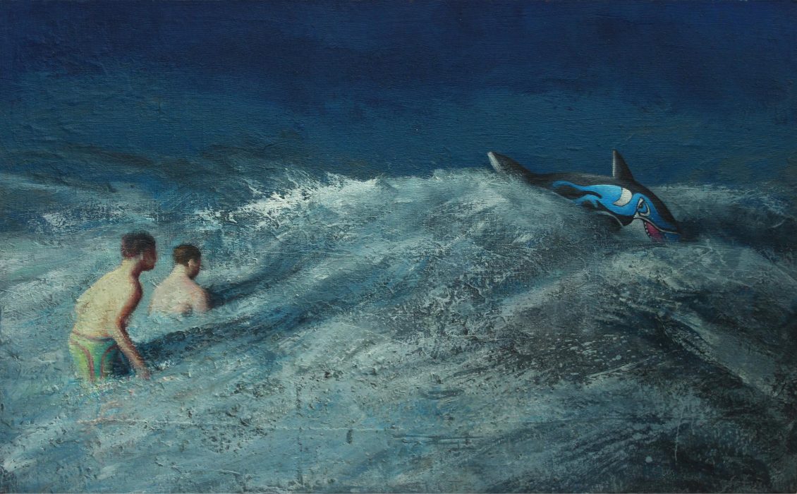 Sueltos – 183x115 - Mixta sobre tela y tablero - 2006