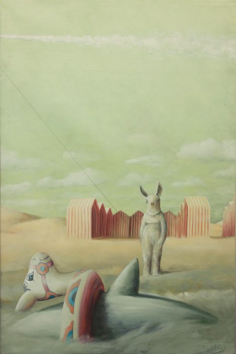 Voayeur - 100x150 - Oleo sobre tela y tablero - 2007