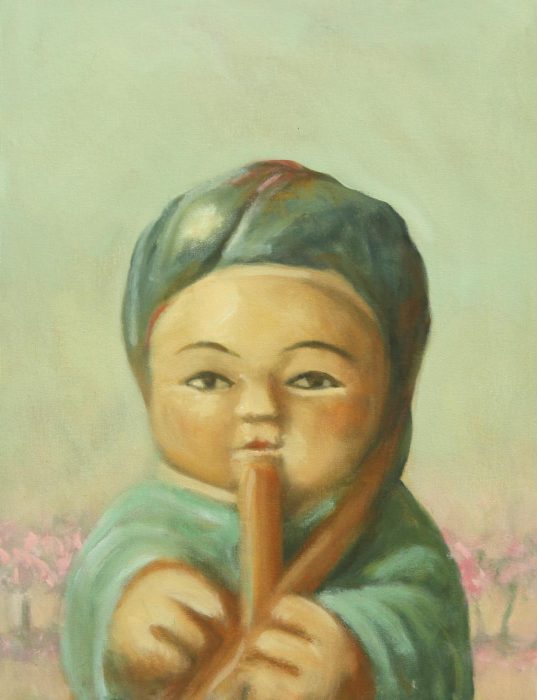 Wawa 1 - 51x66 - Óleo sobre tela y tablero - 2023